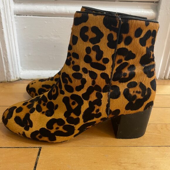 Faux Hair Ankle Boots - Picture 3 of 7